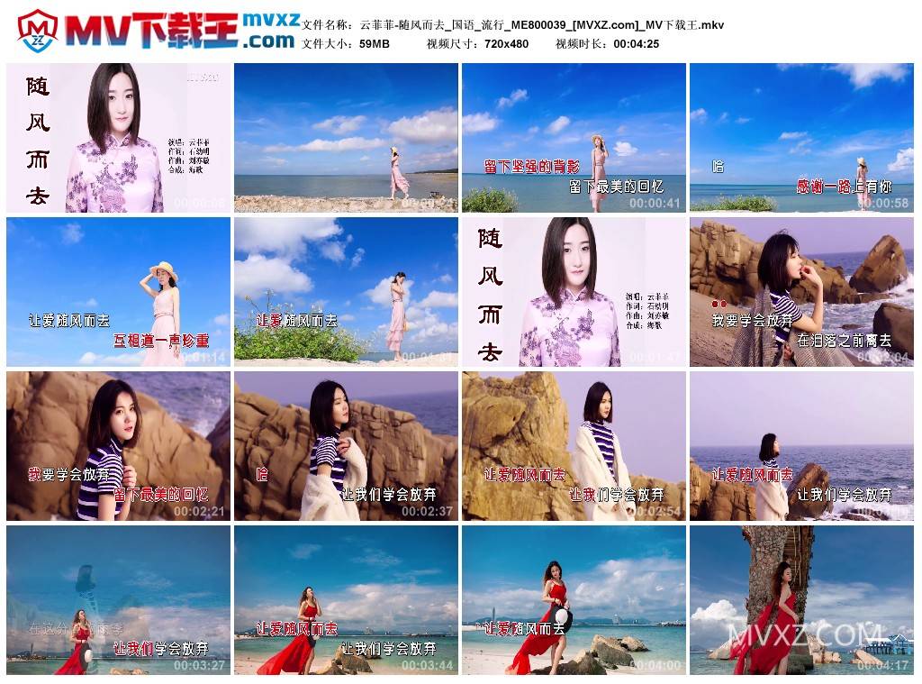 云菲菲-随风而去_国语_流行_ME800039